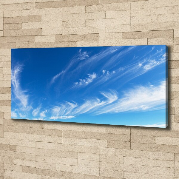 Canvas wall art Blue sky