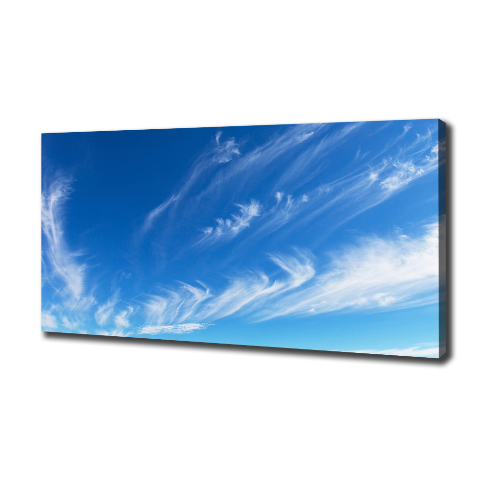 Canvas wall art Blue sky