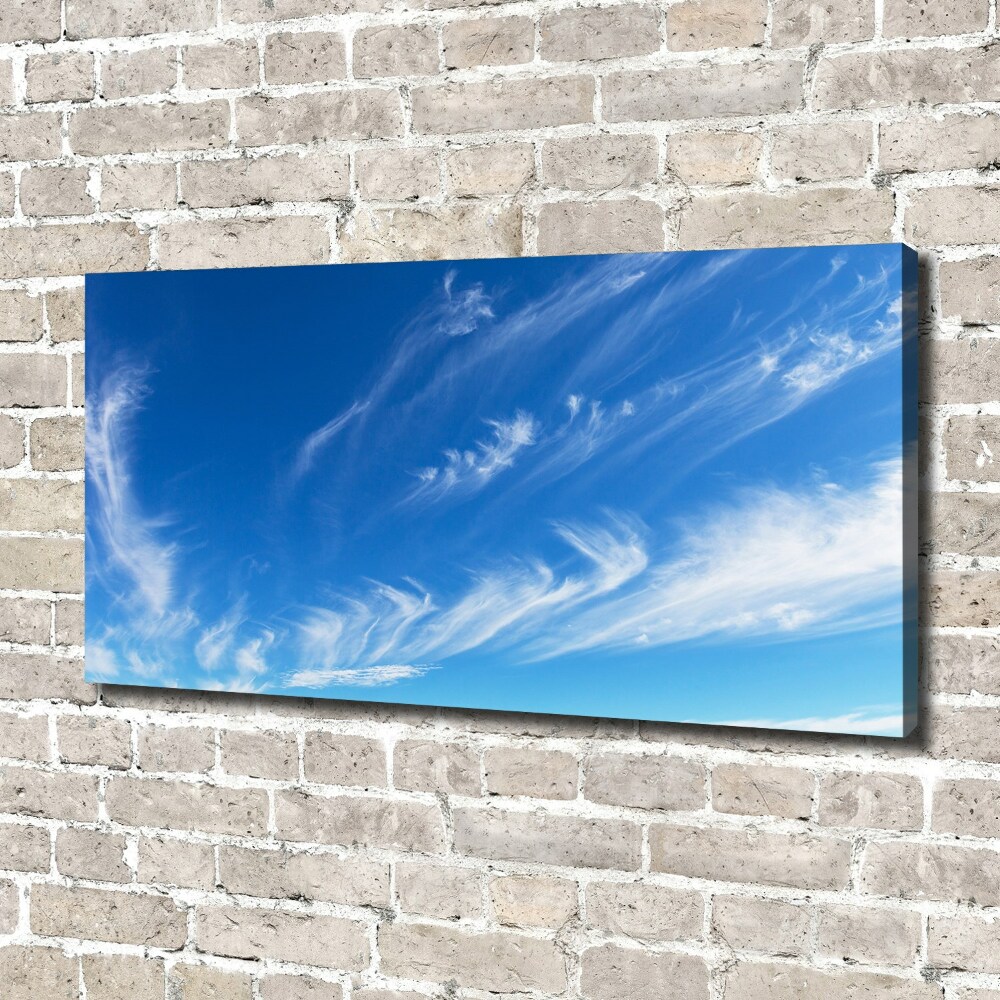 Canvas wall art Blue sky