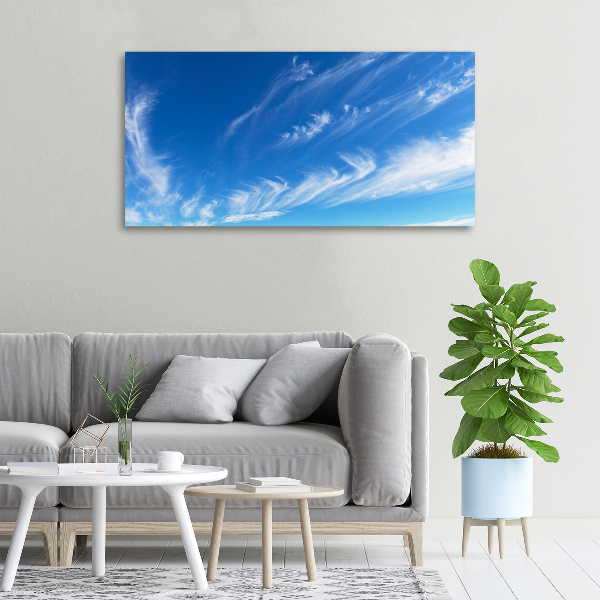 Canvas wall art Blue sky