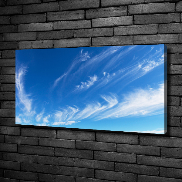 Canvas wall art Blue sky