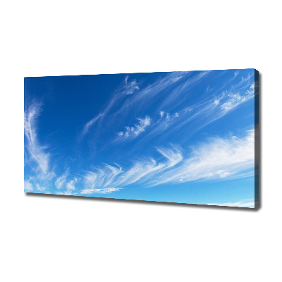 Canvas wall art Blue sky