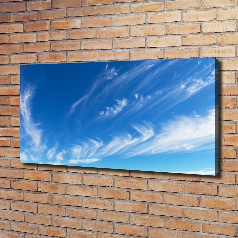 Canvas wall art Blue sky