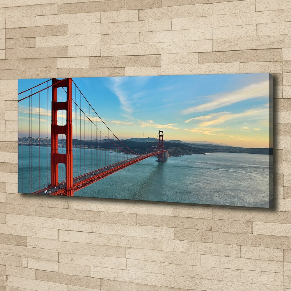 Canvas wall art San Francisco bridge