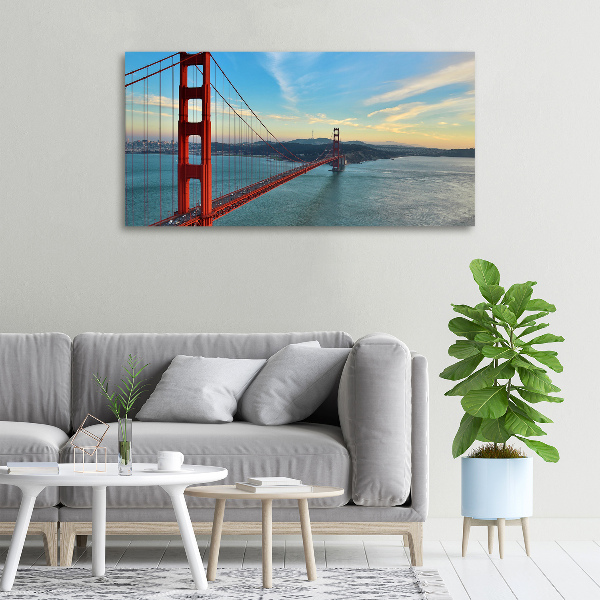 Canvas wall art San Francisco bridge