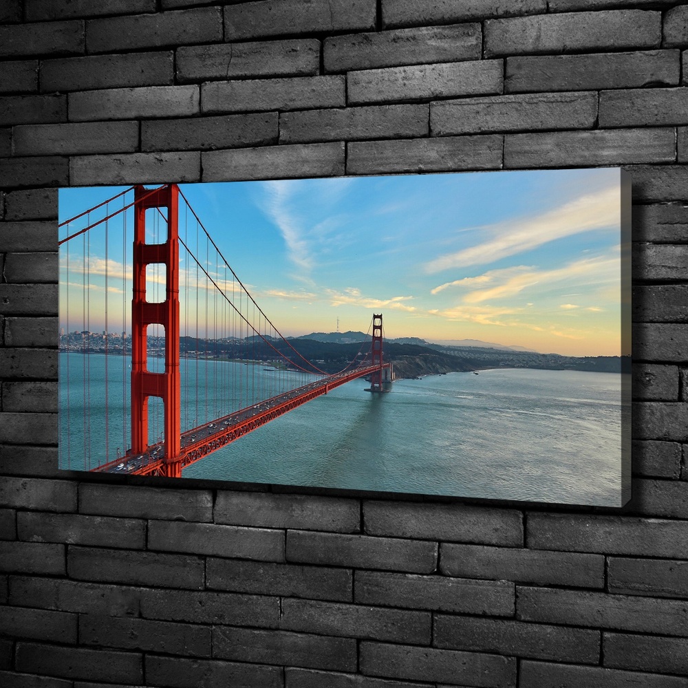 Canvas wall art San Francisco bridge