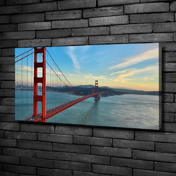 Canvas wall art San Francisco bridge