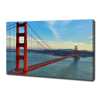 Canvas wall art San Francisco bridge