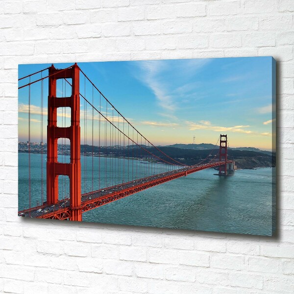 Canvas wall art San Francisco bridge