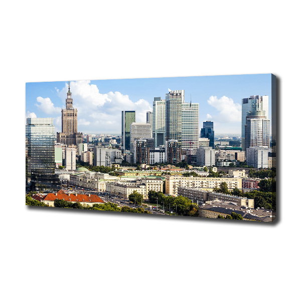 Canvas wall art Warsaw Poland