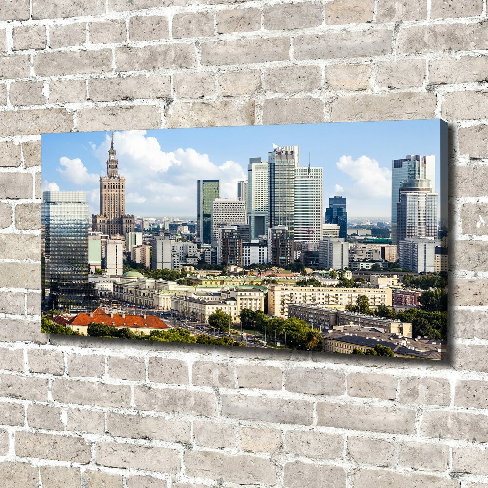 Canvas wall art Warsaw Poland