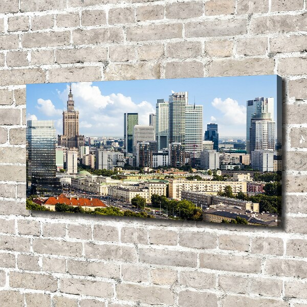 Canvas wall art Warsaw Poland