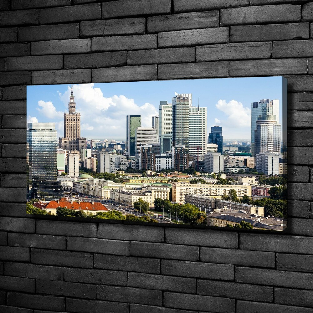 Canvas wall art Warsaw Poland