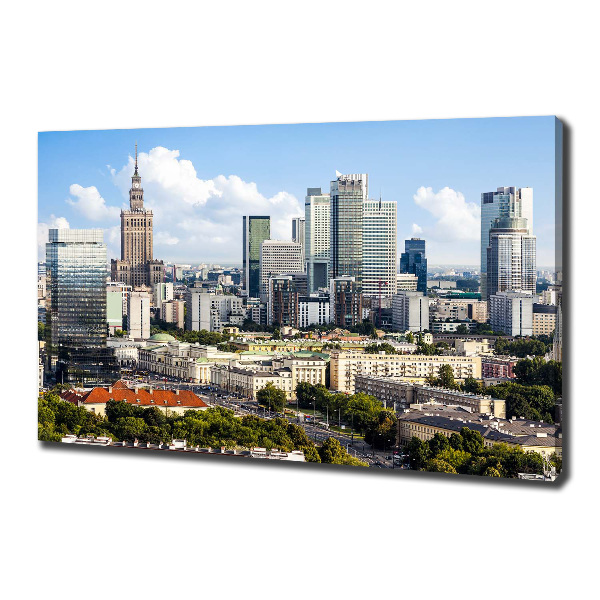 Canvas wall art Warsaw Poland