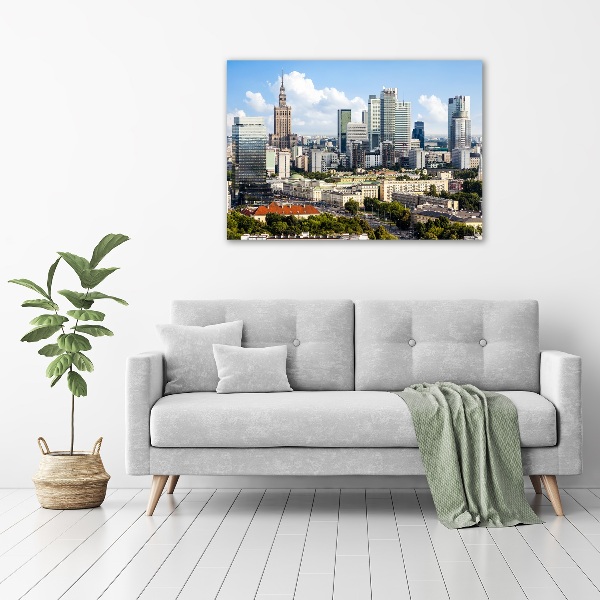 Canvas wall art Warsaw Poland