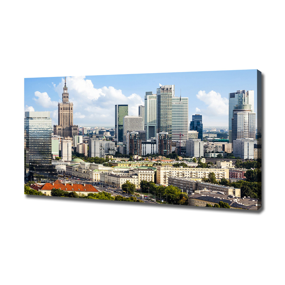 Canvas wall art Warsaw Poland