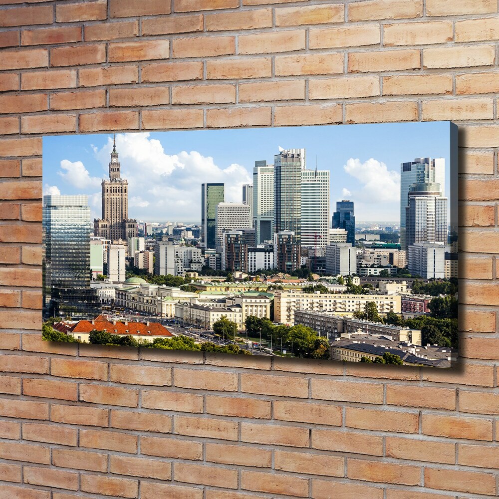 Canvas wall art Warsaw Poland