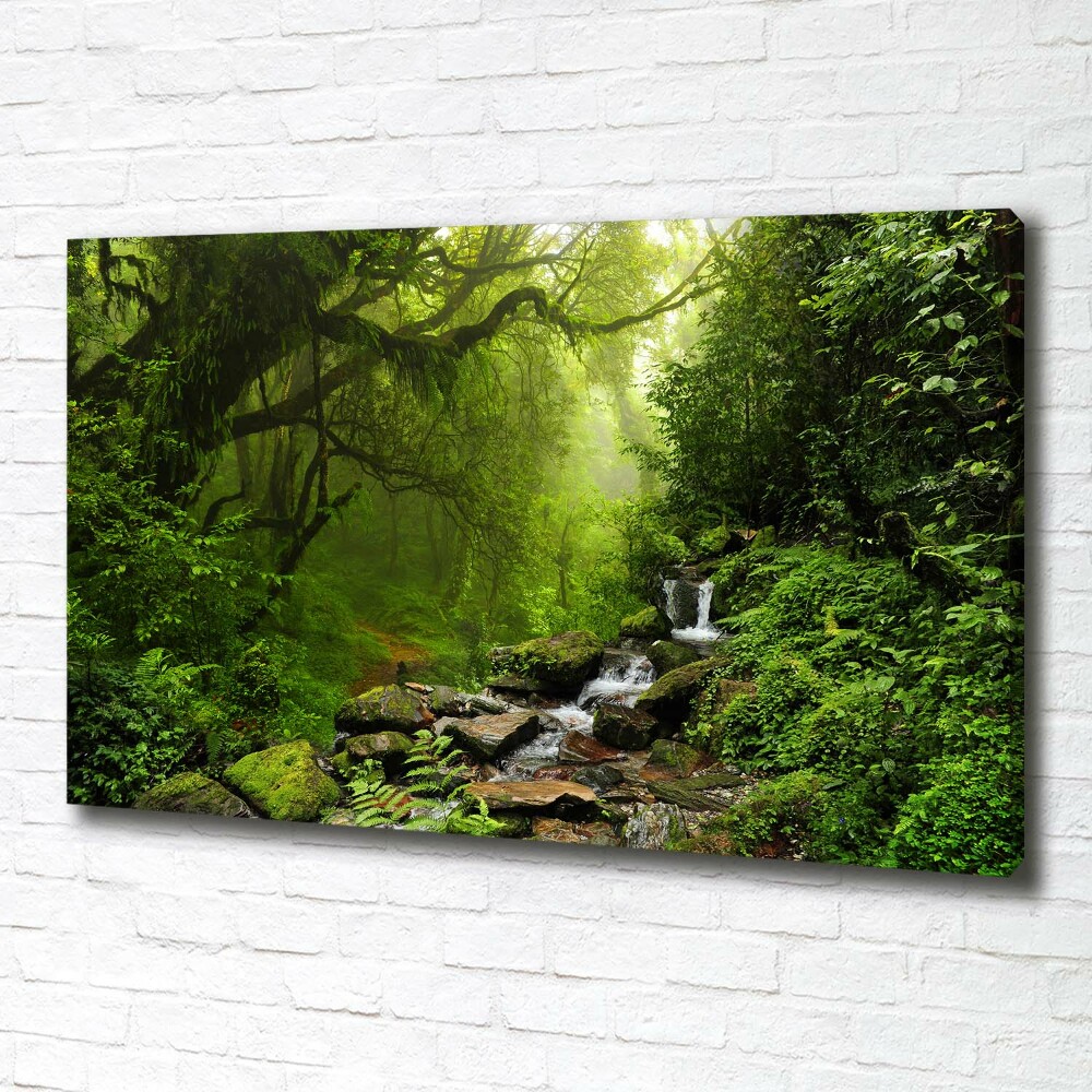 Canvas wall art Jungle in Nepal