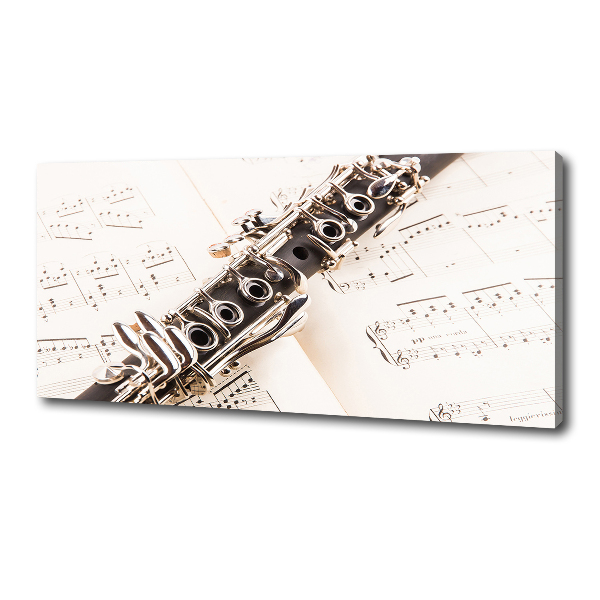 Canvas wall art Clarinet