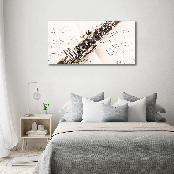 Canvas wall art Clarinet