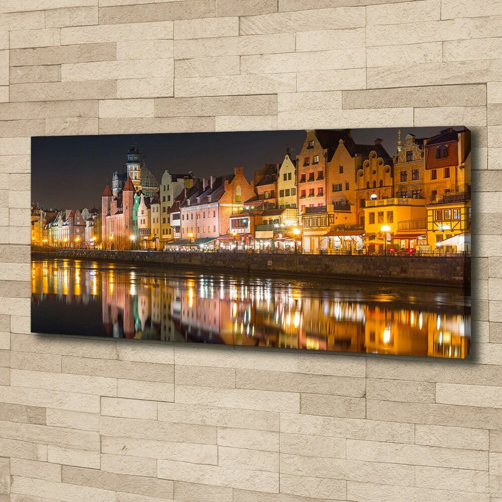 Canvas wall art Gdańsk Poland