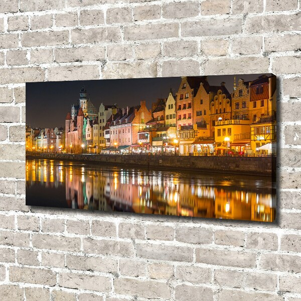 Canvas wall art Gdańsk Poland