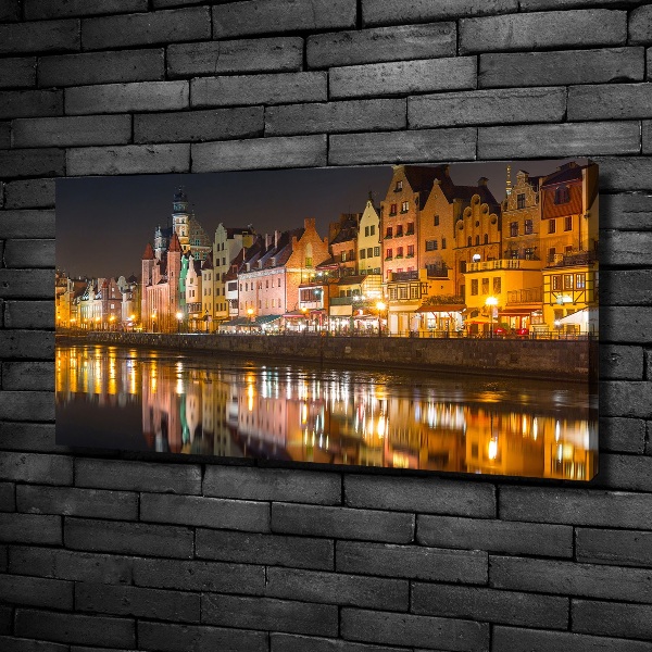 Canvas wall art Gdańsk Poland