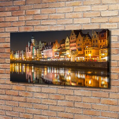 Canvas wall art Gdańsk Poland