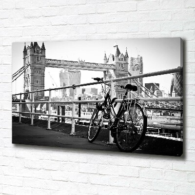 Canvas wall art Bike in London