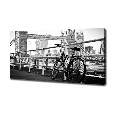 Canvas wall art Bike in London