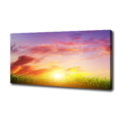 Canvas wall art Sunset