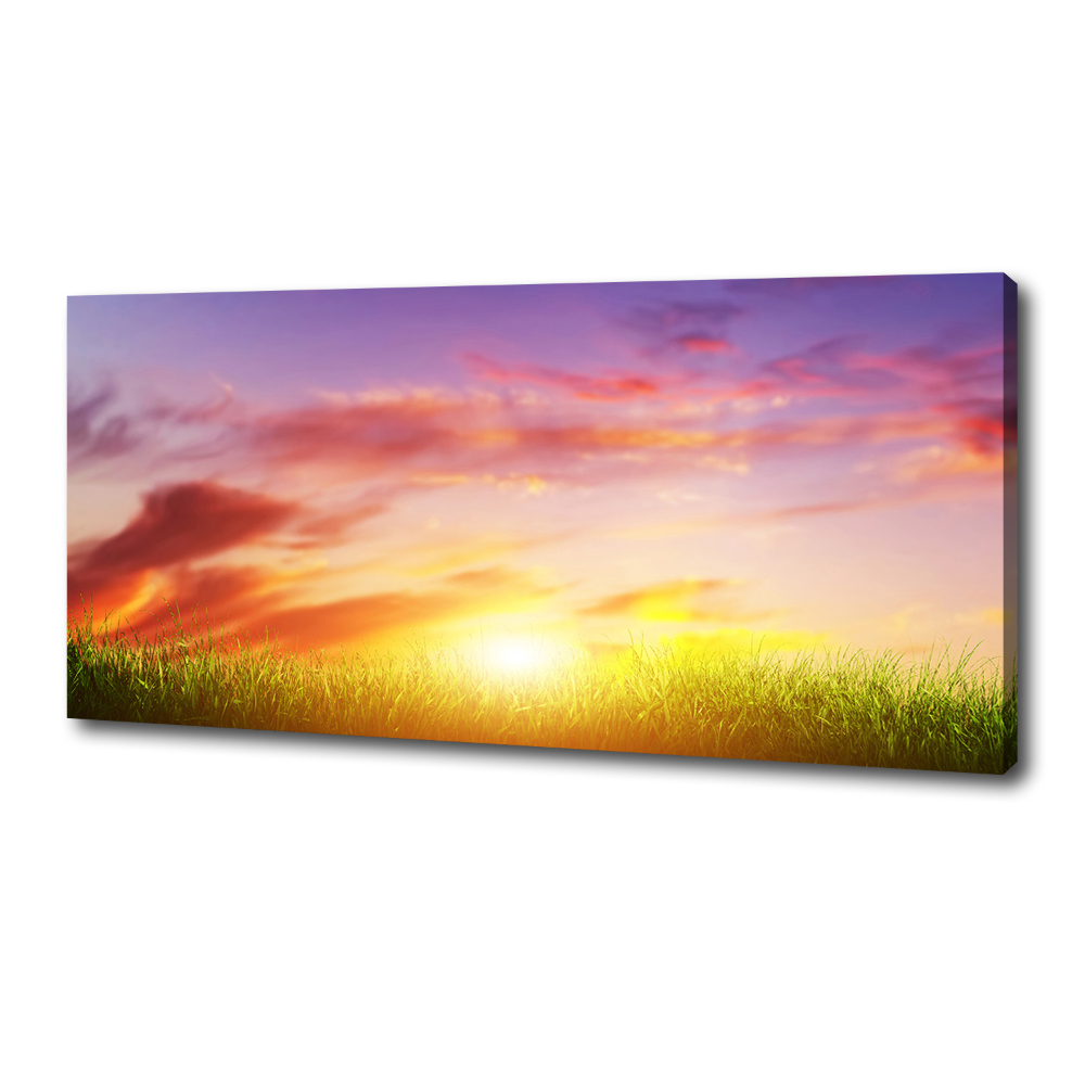 Canvas wall art Sunset