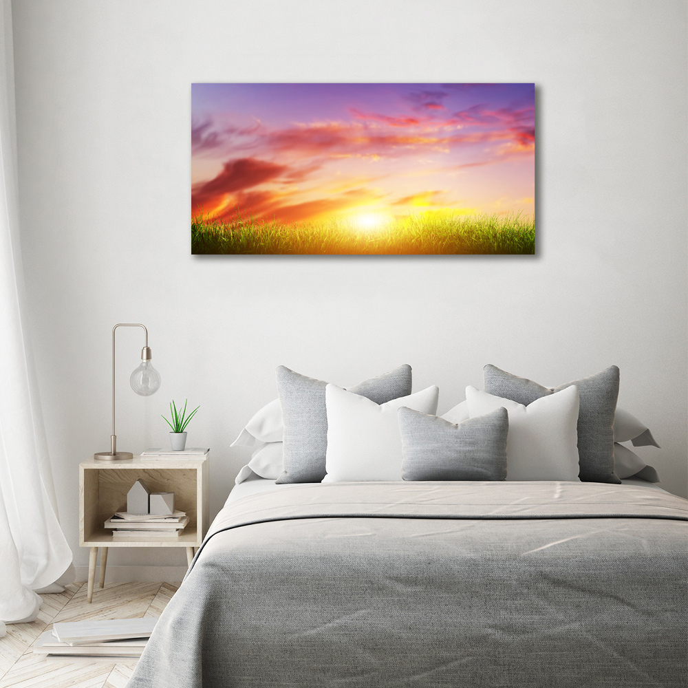 Canvas wall art Sunset