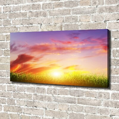 Canvas wall art Sunset