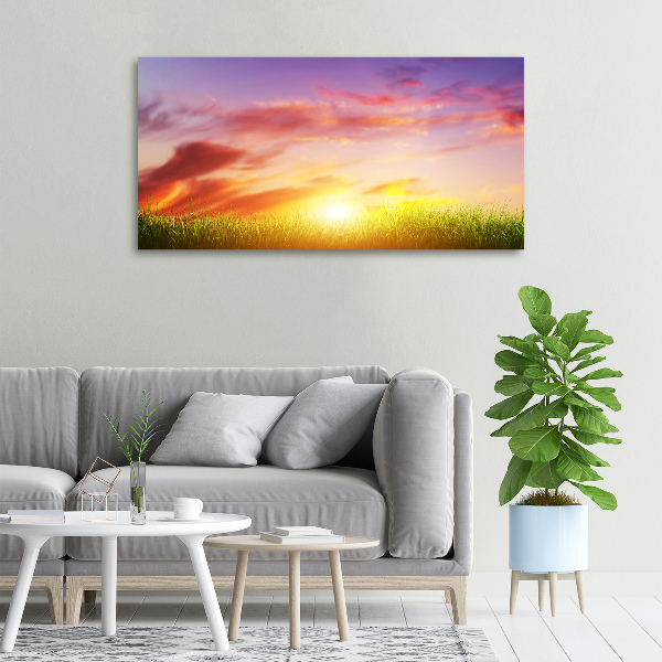 Canvas wall art Sunset