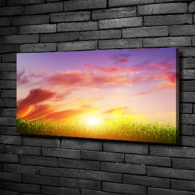 Canvas wall art Sunset