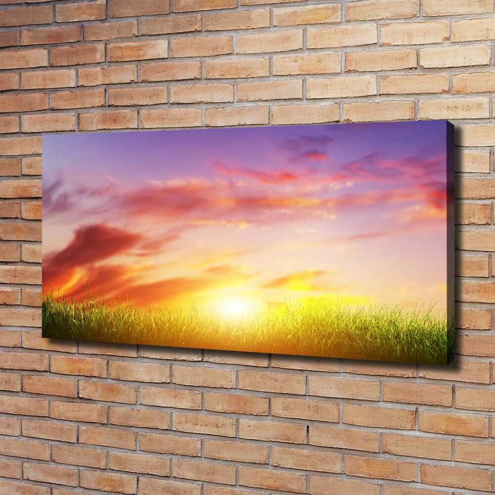 Canvas wall art Sunset