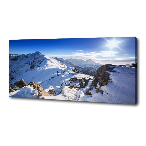 Canvas wall art Tatra peak