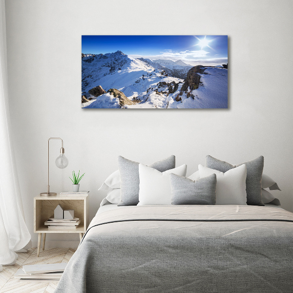 Canvas wall art Tatra peak