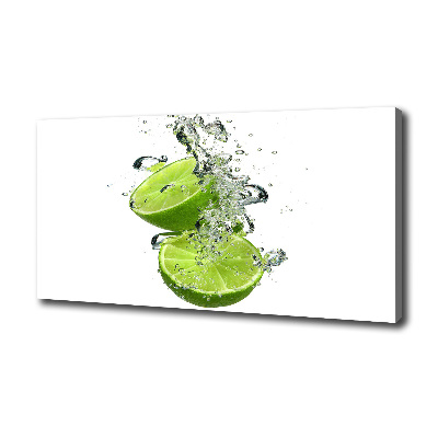 Canvas wall art Lime underwater