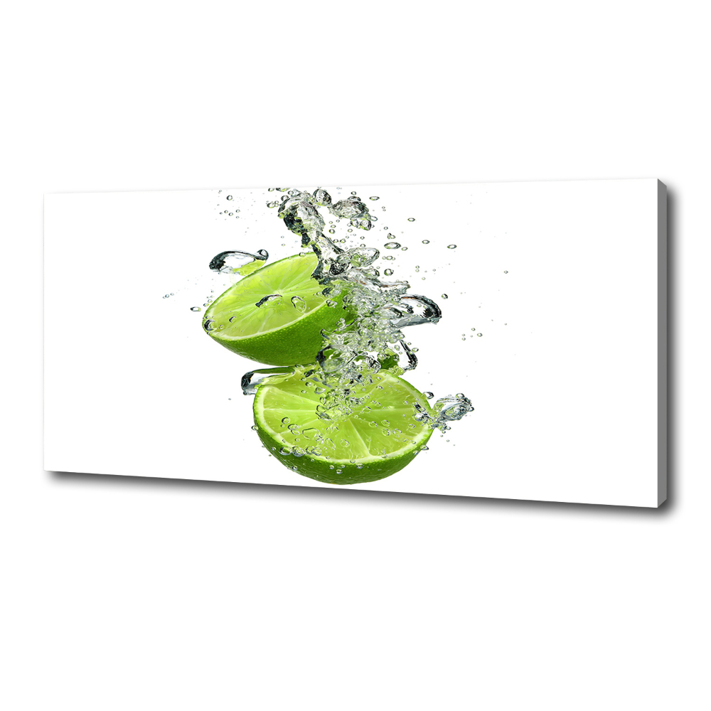 Canvas wall art Lime underwater