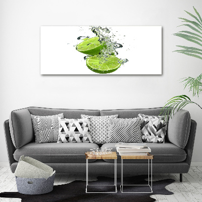 Canvas wall art Lime underwater