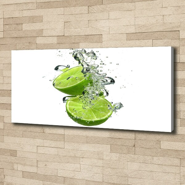 Canvas wall art Lime underwater