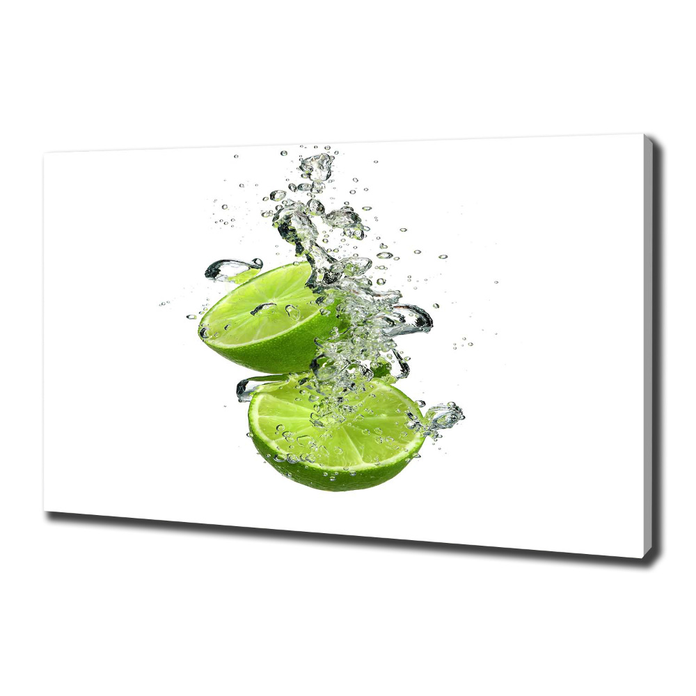 Canvas wall art Lime underwater