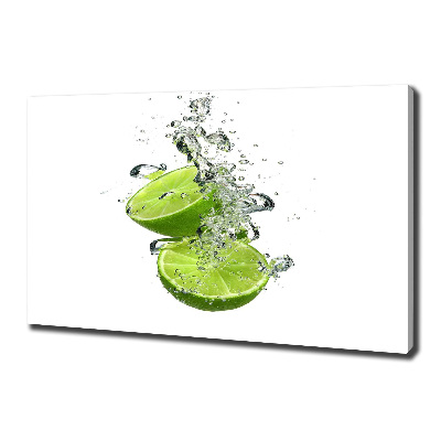 Canvas wall art Lime underwater