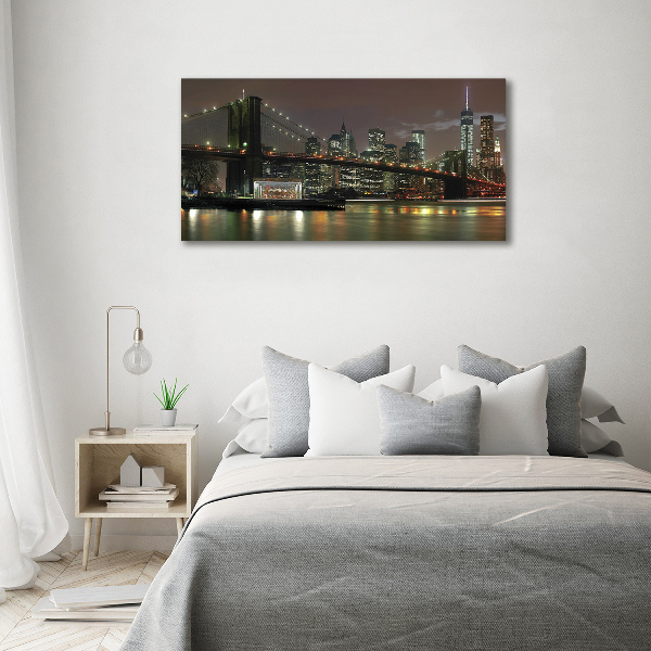 Canvas wall art New York at night