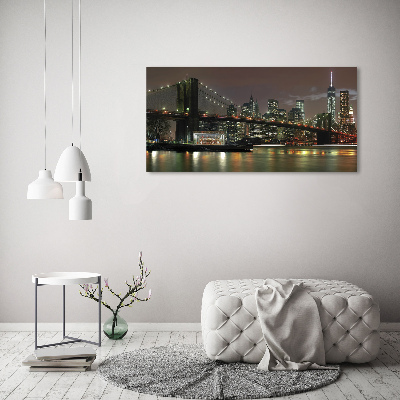 Canvas wall art New York at night