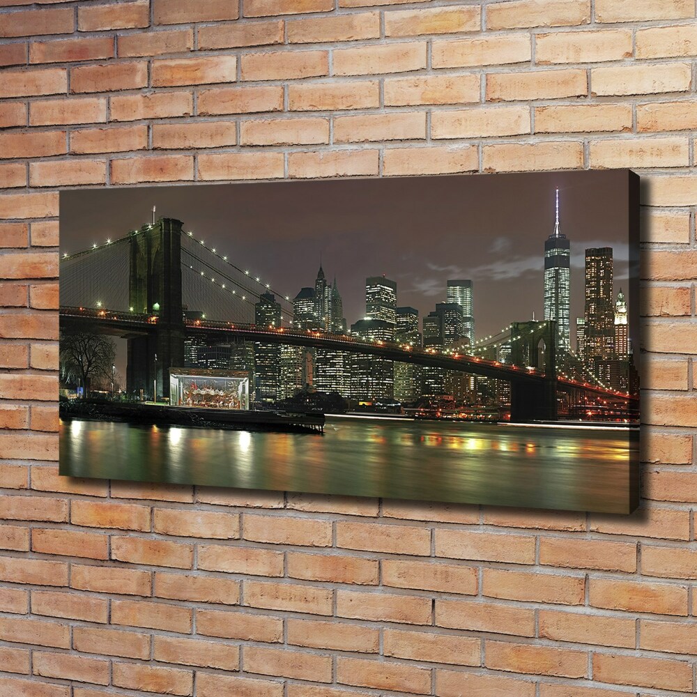 Canvas wall art New York at night