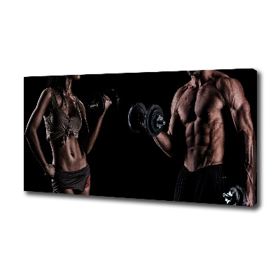 Canvas wall art Muscle structure