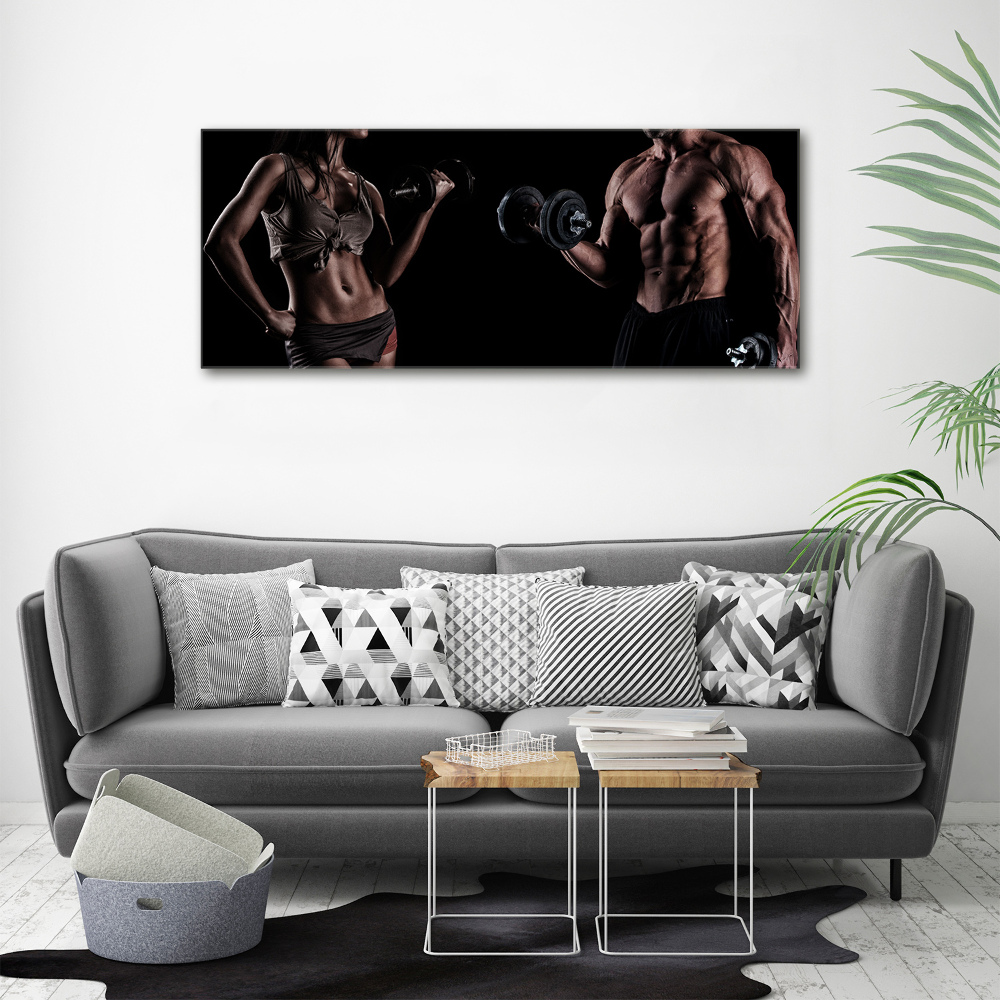 Canvas wall art Muscle structure